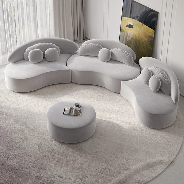 Fully Upholstered Indoor Furniture - Sofa Set - Allamanda