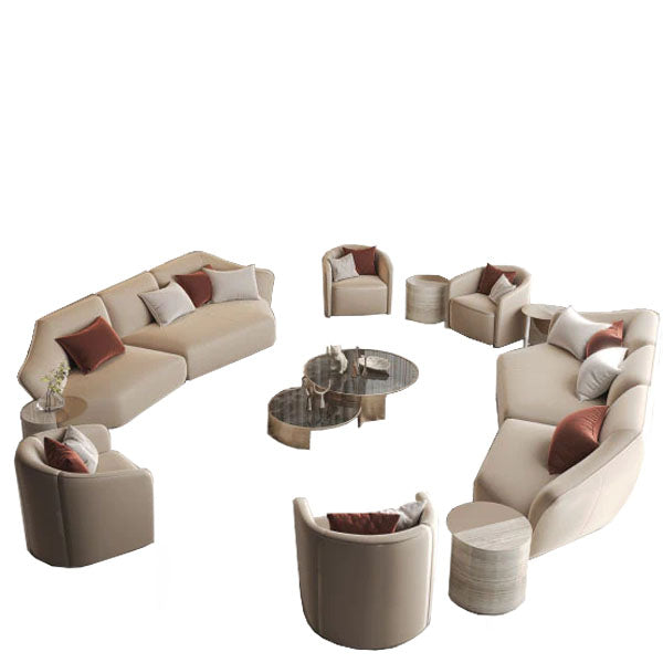 Fully Upholstered Indoor Furniture - Sofa Set - Linsy