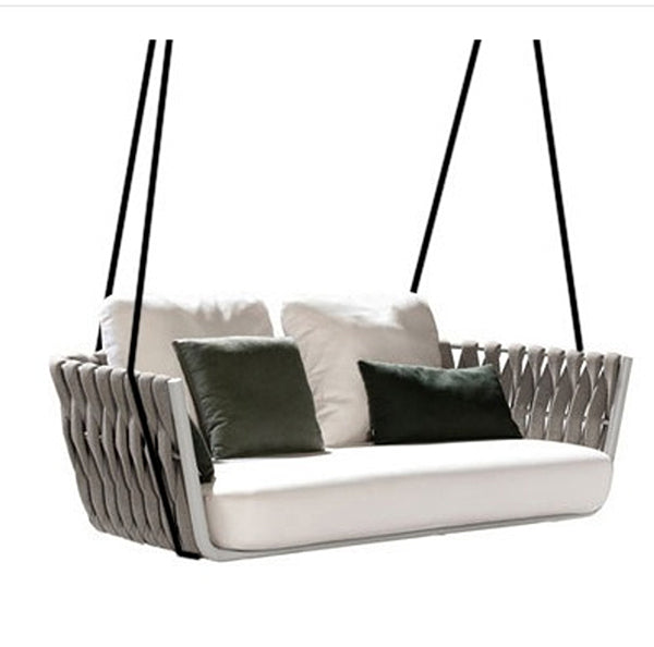 Hanging Swing, Balcony Swing, Garden Swing Chair- Birilyant Single and Double Seater- With - Stand - Braided & Rope