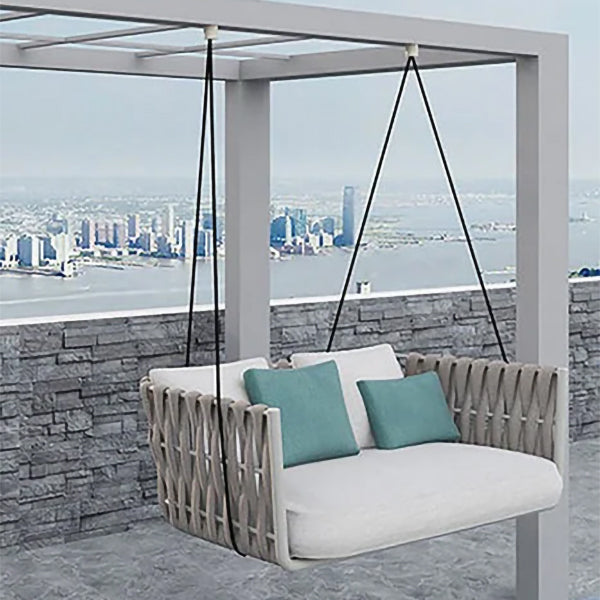 Hanging Swing, Balcony Swing, Garden Swing Chair- Birilyant Single and Double Seater- With - Stand - Braided & Rope