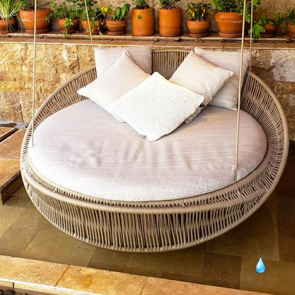 Hanging Swing, Balcony Swing, Garden Swing Chair- Marge Single and Double Seater- With - Stand - Braided & Rope