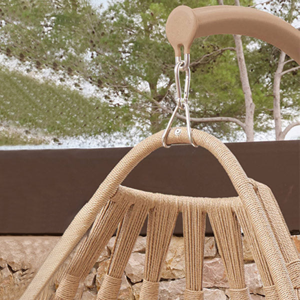 Hanging Swing, Balcony Swing, Garden Swing Chair- NODE Classic Single and Double Seater- With - Stand - Braided & Rope