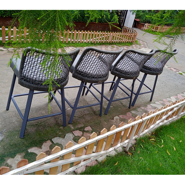 Outdoor Furniture Braided, Rope & Cord Bar Chair - Breeze-X01 - Ready Stock Sale