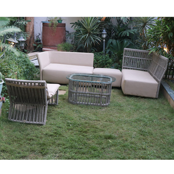 Outdoor Furniture Braided, Rope & Cord, Sofa - Cliff - Ready Stock Sale