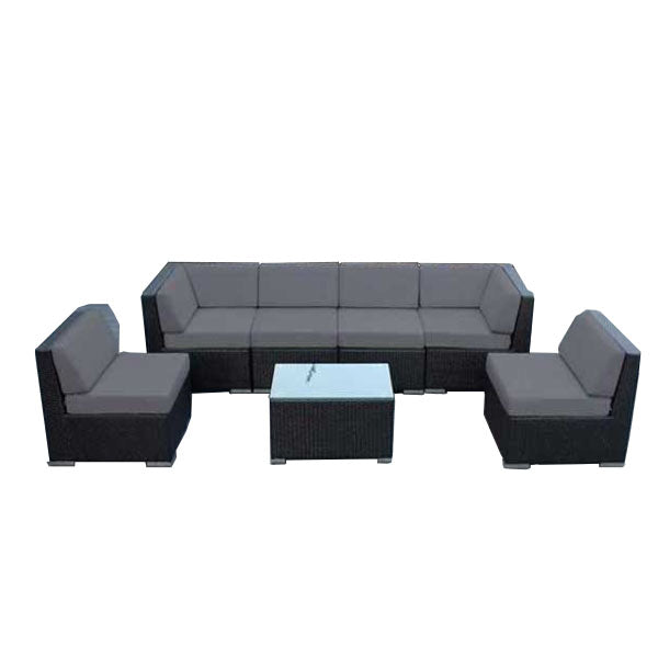 Outdoor Wicker Sofa - White Knight