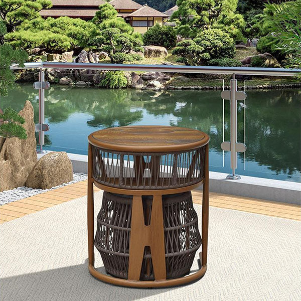 Outdoor Braided & Rope Coffee Set - Arcus