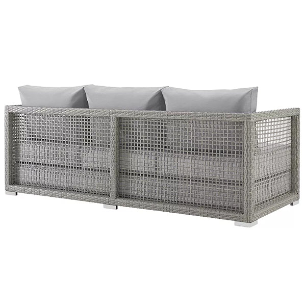 Outdoor Wicker Sofa Set two seater with table Spectra Next