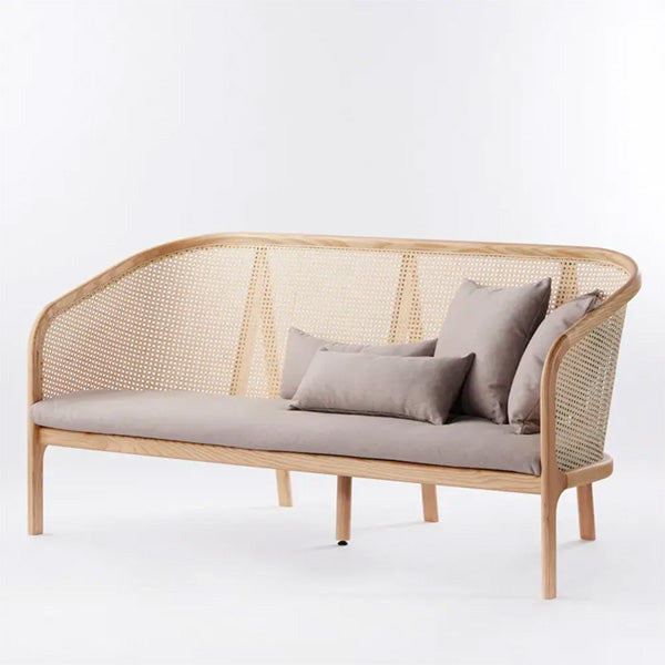 Wooden Cane & Rattan Furniture - Sofa Set - Ornated Seat