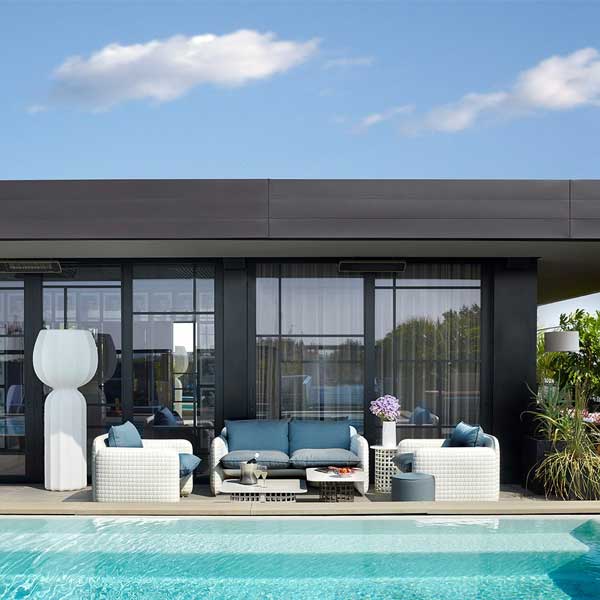 Fully upholstered Outdoor Furniture - Sofa Set - Mara