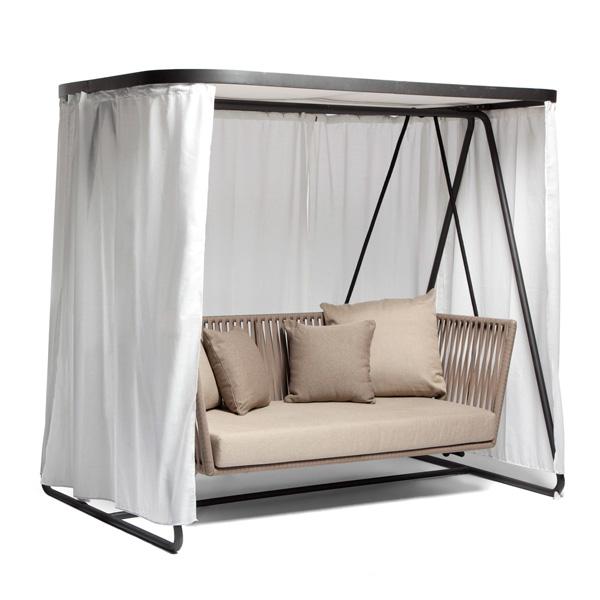 Hanging Swing, Balcony Swing, Garden Swing Chair- Undulate Single and Double Seater- With - Stand - Braided & Rope