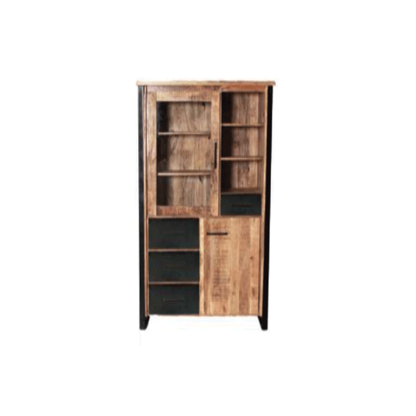 Indoor Wood & Iron Furniture - Cabinet - Delta