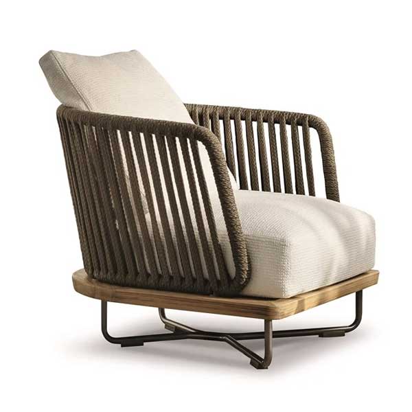 Luxurious Outdoor furniture - Buy Affordable 5 seater Outdoor Braid Rope sofa set with centre table - Buy Outdoor Sofa - Sunray From LUXOX INDIA - Outdoor Lounge Chair for garden, terrace and balcony