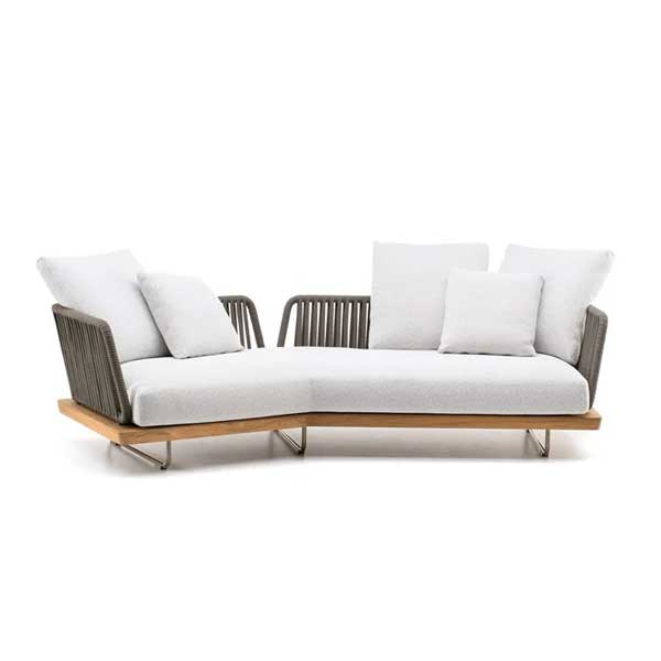 Luxurious Outdoor furniture - Buy Affordable 5 seater Outdoor Braid Rope sofa set with centre table - Buy Outdoor Sofa - Sunray From LUXOX INDIA - Outdoor Lounge Chair for garden, terrace and balcony