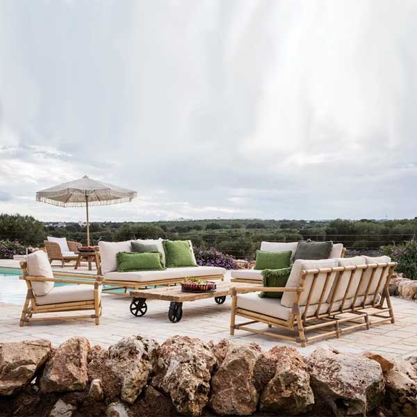Cane & Rattan Furniture - Sofa Set - Terifa