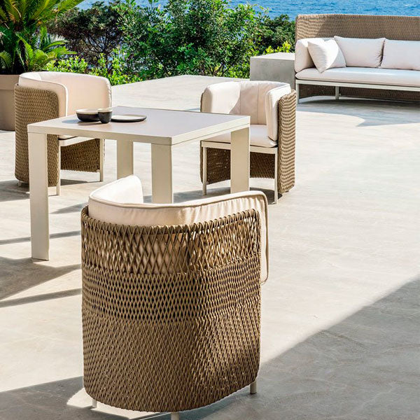 Outdoor Braided & Rope Coffee Set - Archie