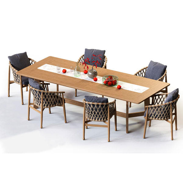 Outdoor Braided & Rope Coffee Set - Regency-Max