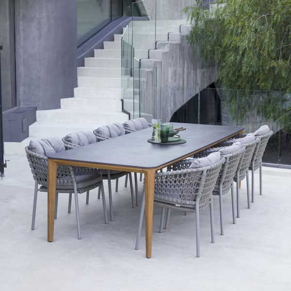Outdoor Braided & Rope Coffee Set - Aidan