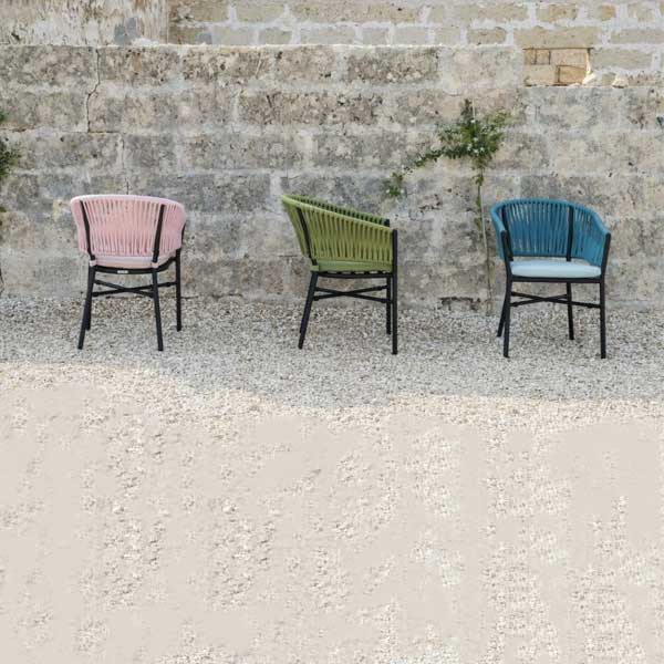 Outdoor Braided & Rope Coffee Set - Gailen
