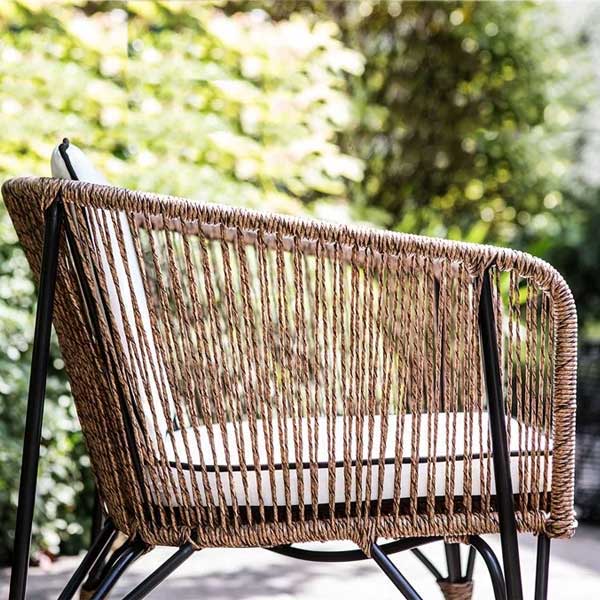 Outdoor Braided & Rope Coffee Set - Lodz
