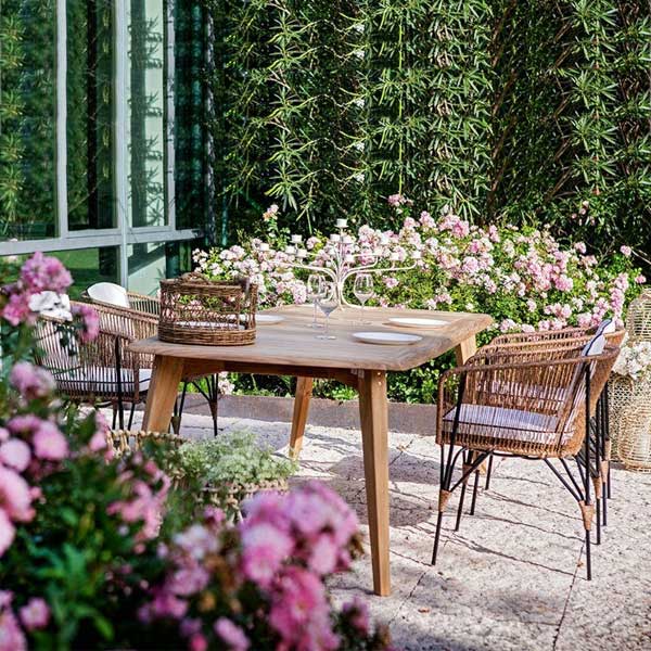 Outdoor Braided & Rope Coffee Set - Lodz