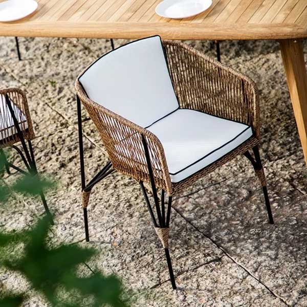 Outdoor Braided & Rope Coffee Set - Lodz