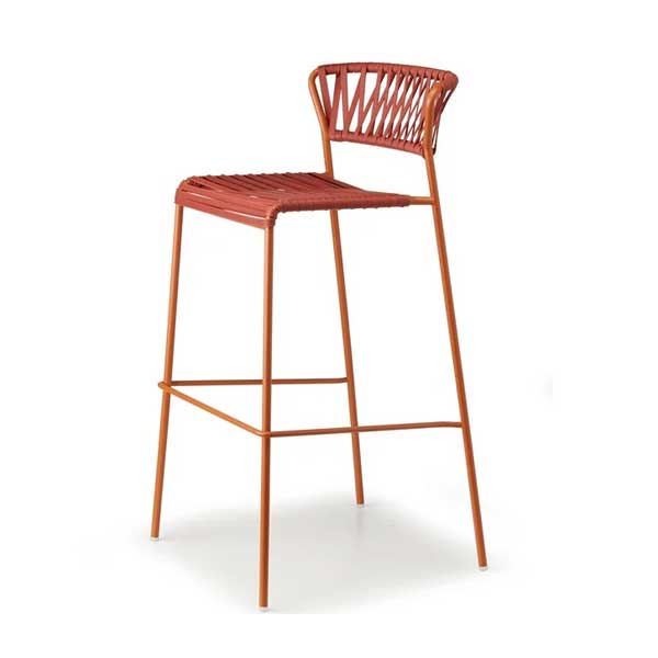 Outdoor Braided, Rope & Cord Bar Chair - Marcello