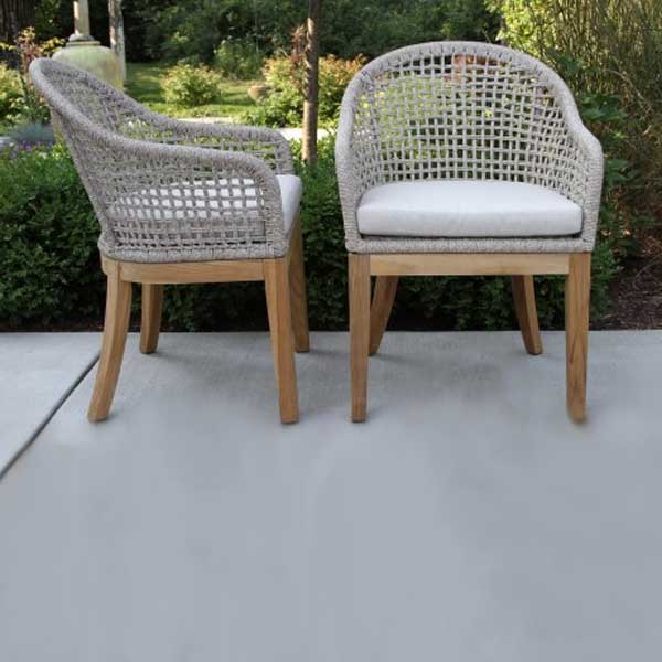 Outdoor Braided & Rope Coffee Set - Arabian