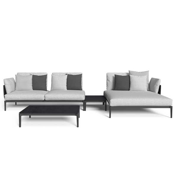 Outdoor Furniture - Wicker Sofa - Leaf