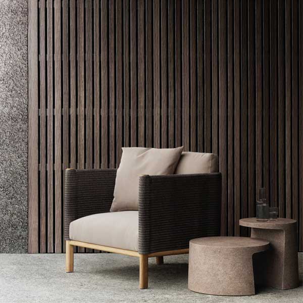 Fabric Upholstered Outdoor Furniture - Sofa Set - Scots