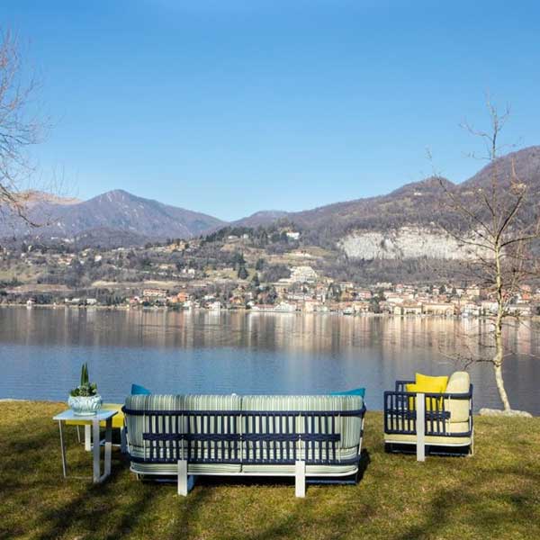 Outdoor Braided & Rope Sofa - Viareggio
