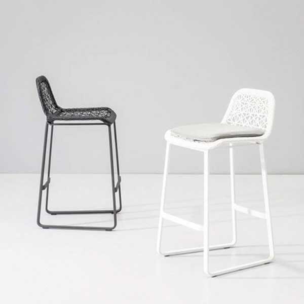 Outdoor Braided & Rope Bar Chair - Ketlan