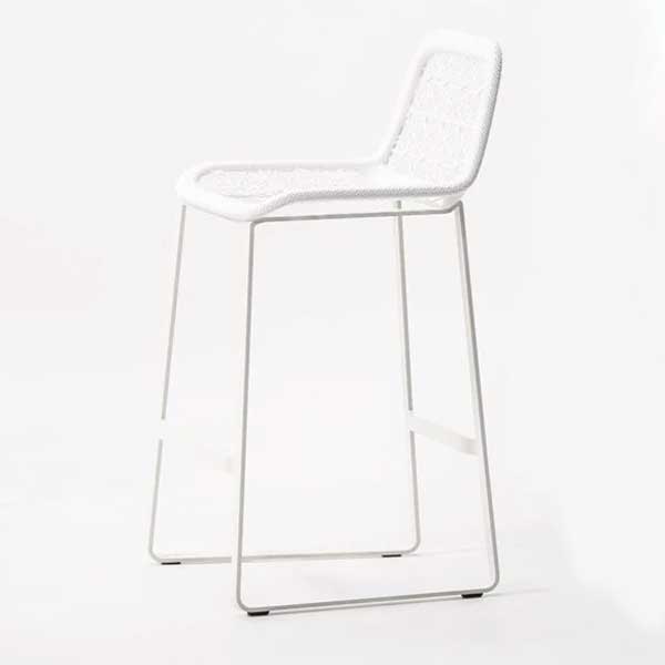 Outdoor Braided & Rope Bar Chair - Ketlan