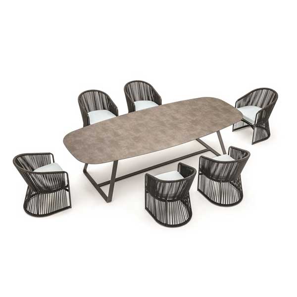 Outdoor Braided & Rope Coffee Set - Fame
