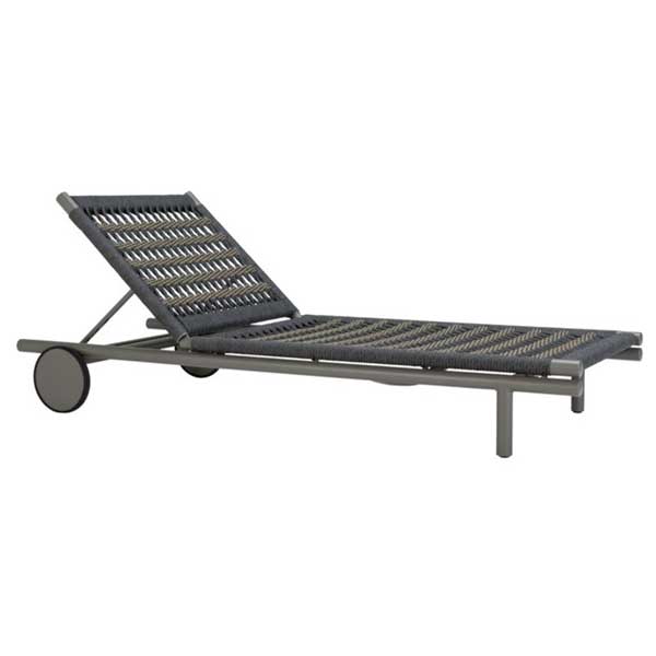 Outdoor Braided & Rope Sunlounger - Antra
