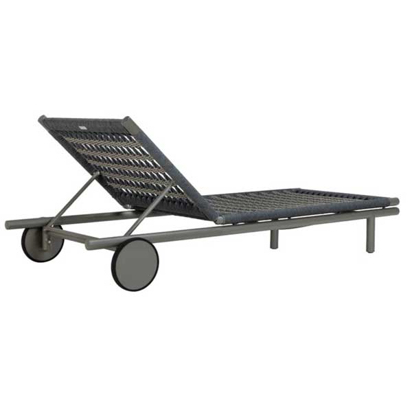 Outdoor Braided & Rope Sunlounger - Antra