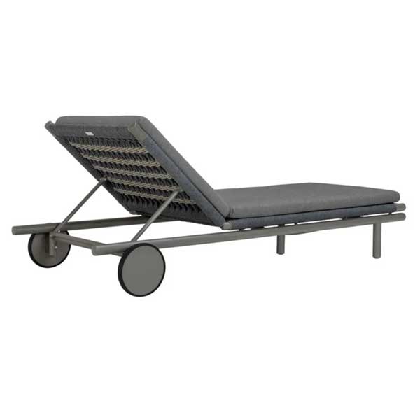 Outdoor Braided & Rope Sunlounger - Antra