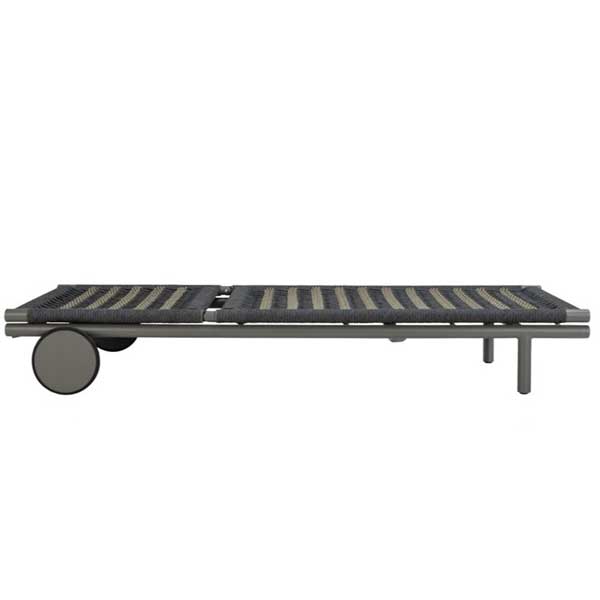 Outdoor Braided & Rope Sunlounger - Antra