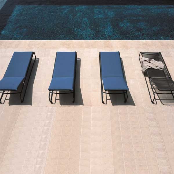 Outdoor Braided & Rope Sun Lounger - Harpan