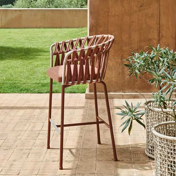 Outdoor Braided, Rope & Cord Bar Chair - Fantasia