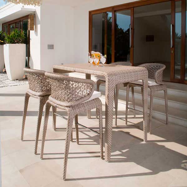 Outdoor Furniture - Wicker Bar Set - Baroque- X02