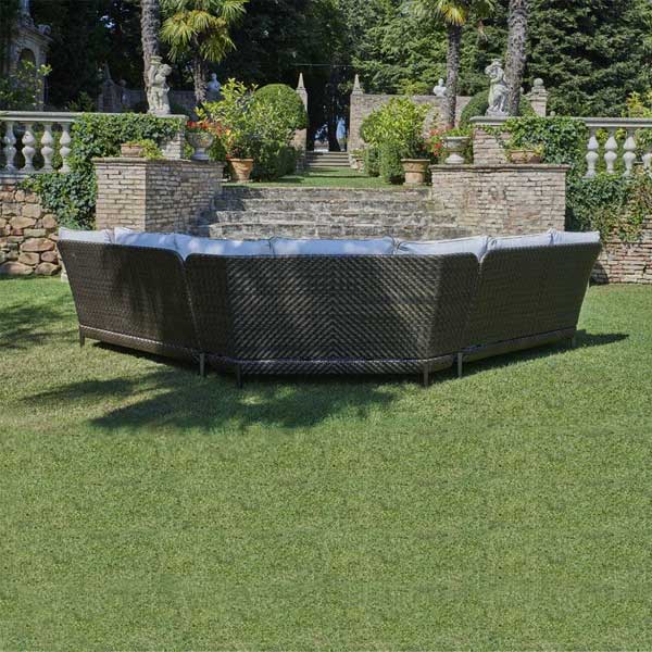 Outdoor Furniture - Wicker Sofa - Aralia