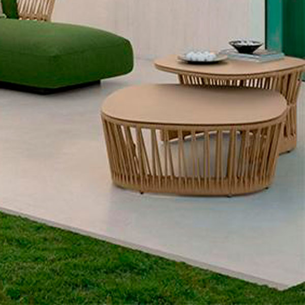 Outdoor Patio Braid & Rope Coffee Table & Center Table - Cliff