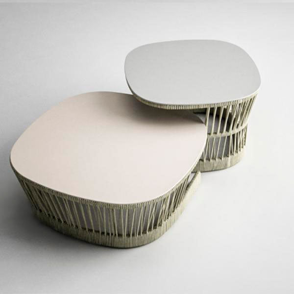 Outdoor Patio Braid & Rope Coffee Table & Center Table - Cliff