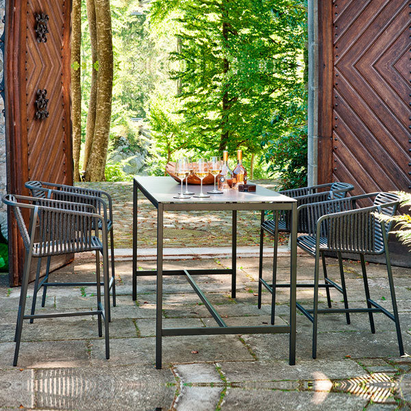Outdoor Braided, Rope & Cord Bar Chair - Cumin