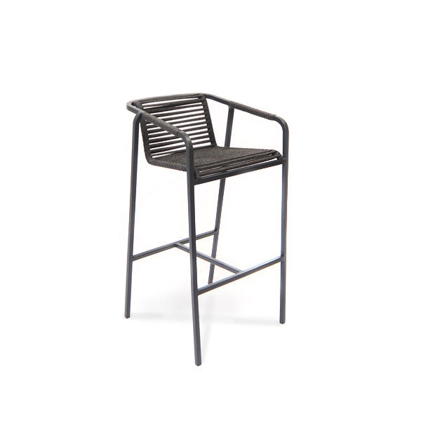 Outdoor Braided, Rope & Cord Bar Chair - Cumin