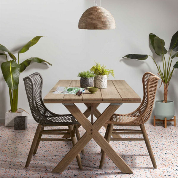 Outdoor Braided & Rope Coffee Set - Florance
