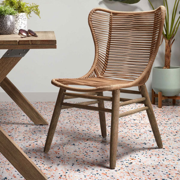 Outdoor Braided & Rope Coffee Set - Florance