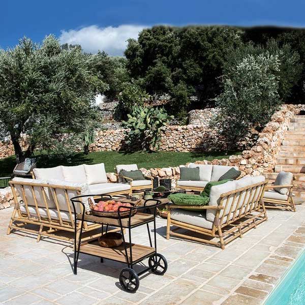 Cane & Rattan Furniture - Sofa Set - Terifa