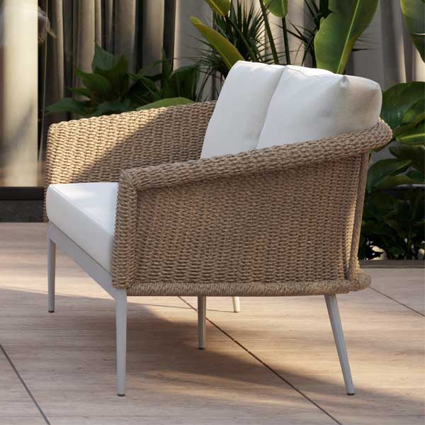 Outdoor Furniture - Wicker Sofa - Bella Prime