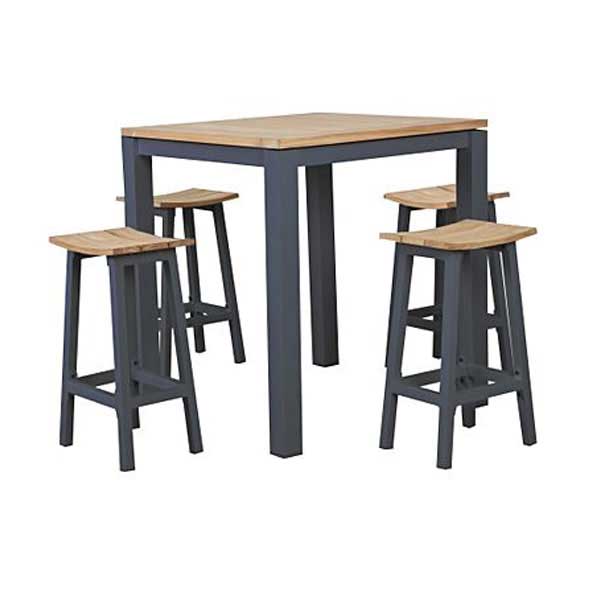 Outdoor Wood & Aluminum - Bar Set - Avestan